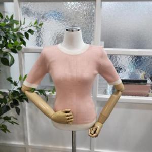 부루앤쥬디 sh06 스팟골지배색 핑크 BQEPO022A