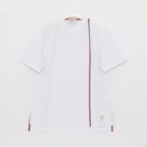 톰브라운 24FW 삼선 스트라이프 반팔 티셔츠 MJS252A J0138 100