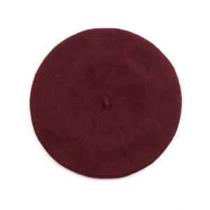 [MAISON MARGIELA] 남성 햇 포 stitchlogo 버진 울 beret S50TC0075M13115 248 BORDEAUX /9
