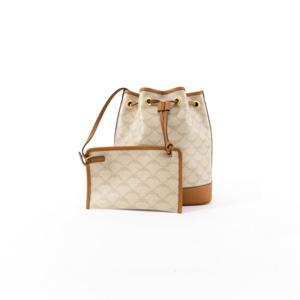 MCM BEIGE 로렐 버킷 숄더백 MWDESAC01 I9001