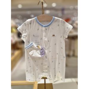 (밍크뮤10) 25SS HK(WH)블루비트인견우주복 양말세트 (3537004119A)