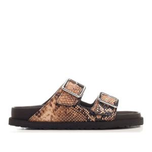 버켄스탁 파이썬 이펙트 더블 버클 샌들 1030003 Natural Snake