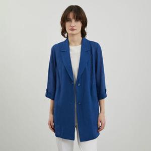 올리비아로렌 세이브존07 롱 홑겹자켓 VOCFU4M5111BL