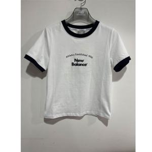 [뉴발란스]뉴발란스 W 링거 반팔티(SLIM FIT) NBNEF2W512 WHITE