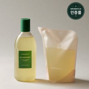 [리필구성] 아로마티카 로즈마리 스칼프 샴푸 400ml+리필 500ml