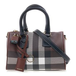 [버버리] 체크 모티프 볼링 백 8069663 MN BOWLING BAG A9011
