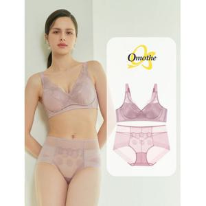 [오모떼] 수피마 무빙풀커버 브라팬티(OMDLBR26_2S) 2종/라벤더