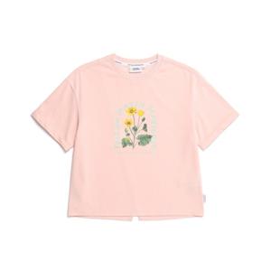 [내셔널지오그래픽 키즈] K232GTS010 여아 그래픽 반팔 BABY PINK