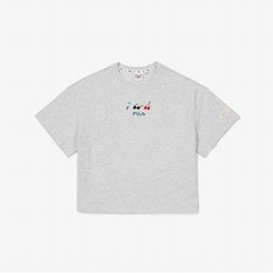 [54%OFF][휠라키즈] 휠라X수수진 썸머 티 (FK2RSF2S02X_SGE)
