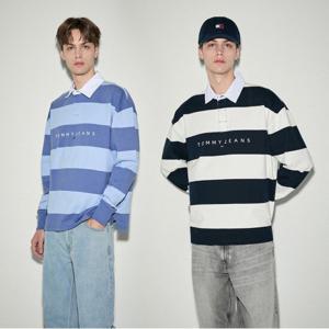 [공식][타미진스]릴렉스핏 리니어 럭비 티셔츠 2종 택1(T32E1TTO
