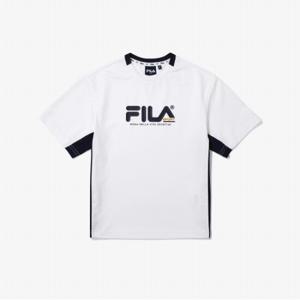 [42%OFF][휠라키즈] 퍼포먼스 배색 티셔츠 (FK2RSG2501M_OWH)