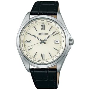 세이코 SBTM295 [솔라 라디오 보정] 세이코 셀렉션 (SEIKO SELECTION) 월드 타임 기능을 갖춘 티타늄 솔라 라디오 컨트롤 시계 아이보리 [정품]