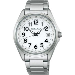 세이코 SBTM327 [솔라 라디오 보정] 세이코 셀렉션 (SEIKO SELECTION) 월드 타임 기능을 갖춘 아라비아 숫자 [정품]