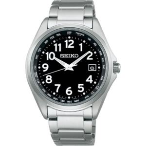 세이코 SBTM329 [솔라 라디오 보정] 세이코 셀렉션 (SEIKO SELECTION) 월드 타임 기능을 갖춘 아라비아 숫자 [정품]