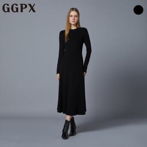 [지지피엑스]페미닌 라인 플레어 니트 원피스 (GOBOP034F)