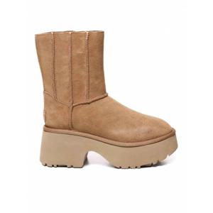 [UGG] 여성 앵클 부츠 트윈 심 뉴 Heights 인 스웨이드 1158313CHESTNUT Brown /8