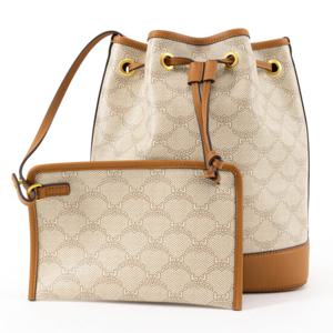 MCM 로렐 버킷 숄더 버킷백 BEIGE MWDESAC01 I9001