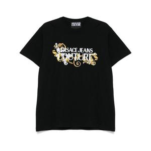 베르사체 반팔 티셔츠 78GAHC05 CJ01C G89 BLACK