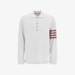톰브라운 롱슬리브 폴로 니트 그레이 남성 MJP203A J0155 050