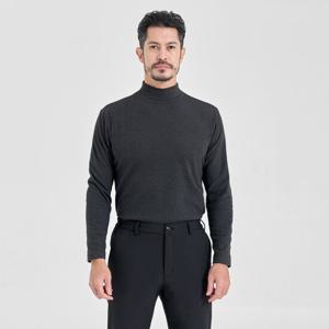 마운틴벨리 남성용 립멜란지 기모 하프넥 소프트 이너 목폴라 티셔츠 MVT4499