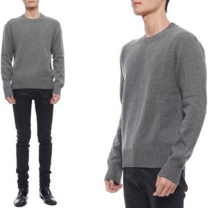 [아미] 24FW 남성 톤온톤 하트 로고 캐시미어 울 니트 (HKS057 005 052 M 24F)