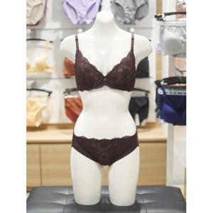 [바디시크릿] 보디가드]컴포트 레이스 브라운 망각 브라 햄팬티 셋트 BGWBZ957 BGWPZ957