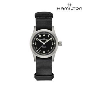 [해밀턴]카키필드 쿼츠 33mm 블랙 다이얼 H69301430