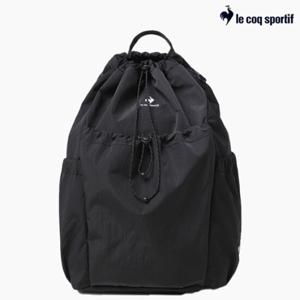 [르꼬끄] 공용 메탈릭 스트링 백팩 20L QQ123ABP22_BLK