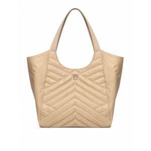 [PINKO] 여성 크로스 바디 백 퍼즐 퀼트 패브릭 쇼퍼 104536A1EUC50Q 베이지 /8