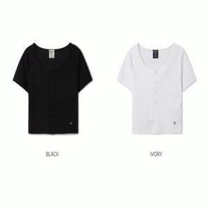후아유 여성 골지 U넥 크롭 가디건 / Ribbed U-neck Cardigan WHRAF2427F 17