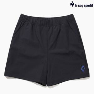 [르꼬끄] 공용 우븐 베이직 하프 팬츠 QQ123THP31_BLK