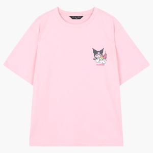 [더데이걸]쿠로미 백포인트 박시 티셔츠 TGRA2345K [모다아울렛