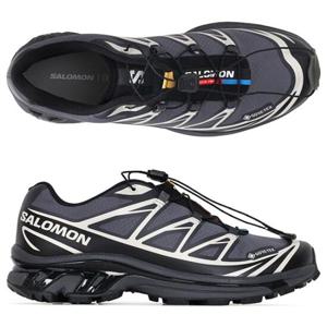 살로몬 25SS 블랙 에보니 XT-6 GTX 고어텍스 스니커즈 L41663500 BLACK/7-11
