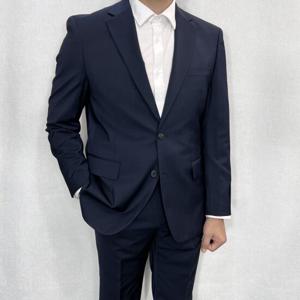 [바쏘옴므]정장 울혼방 히든밴딩 클레식 수트 네이비 WSZ2JT57-2