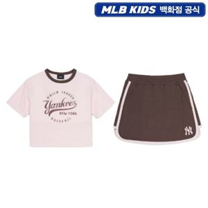 [MLB키즈]바시티 스트릿 여아 티셔츠세트 (7FS1V1253)