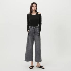[랩]도밍고 워싱 크랍와이드 팬츠(AR2DP465)