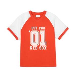 MLB키즈반팔티 TQK 7ATSV0543-43RDL VARSITY 빅로고 반팔 티셔츠