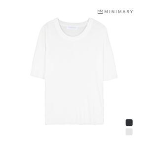 [미니마리] 솔리드라운드하프니트 (MMA2TS22)