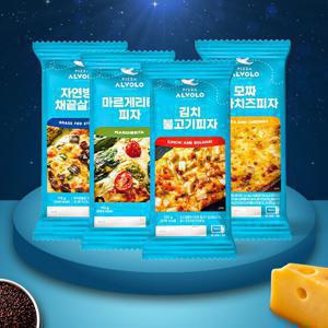 알볼로피자 4종 총 20팩(채끝살5팩,김치불고기5팩,마르게리타5팩,모짜체다치즈5팩)