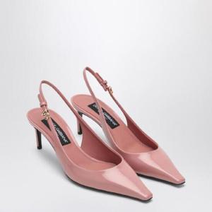 DOLCE&GABBANA 데콜테가 있는 핑크색 가죽 슬링백 CG0805A1037/Q_DOLCE-80405