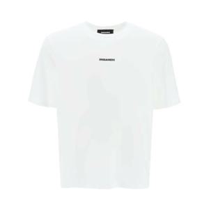 (명품) 디스퀘어드2 로고 코튼 티셔츠 S71GD142