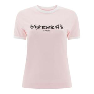 지방시 반팔 티셔츠 BW70BFP704978 PINK