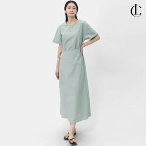 엘케이트 여자 원피스 나일론 반팔 여름 바스락원피스 LCC005