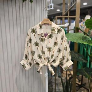 스테파니 HC05 묶음야자수셔츠NB A25SH5223H
