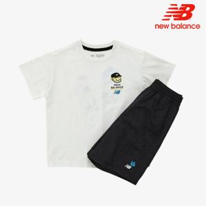 [뉴발란스]뉴발란스 키즈 신나는오늘 반팔셋업 NK9YE2911U-10 트
