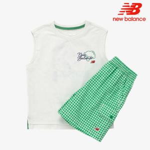 [뉴발란스]뉴발란스 키즈 컬러풀 유니 나시 셋업 NK9YE2604U-40