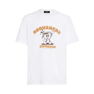 디스퀘어드2 반팔 티셔츠 D20020 S74GD1452 100 WHITE
