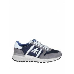 [PREMIATA] 남성 트레이너 어퍼 인 테크니컬 패브릭 앤 스웨이드 LANDER7203 Blue /8