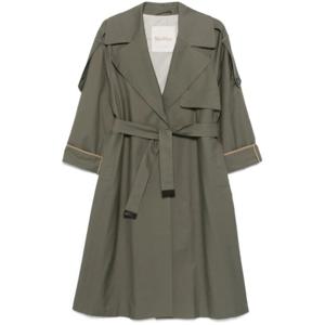막스마라 더 큐브 트렌치 코트 UTRENCH016 Green