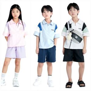 [컬리수]컬리수 배색집업상하세트 c252st350p 핑크 아이보리 멜